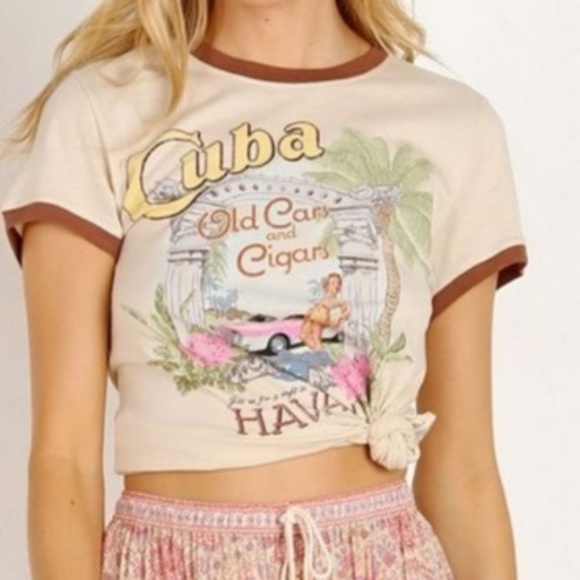 Cuba Havana Cars Graphic Casual Tee - Picture 5 of 8